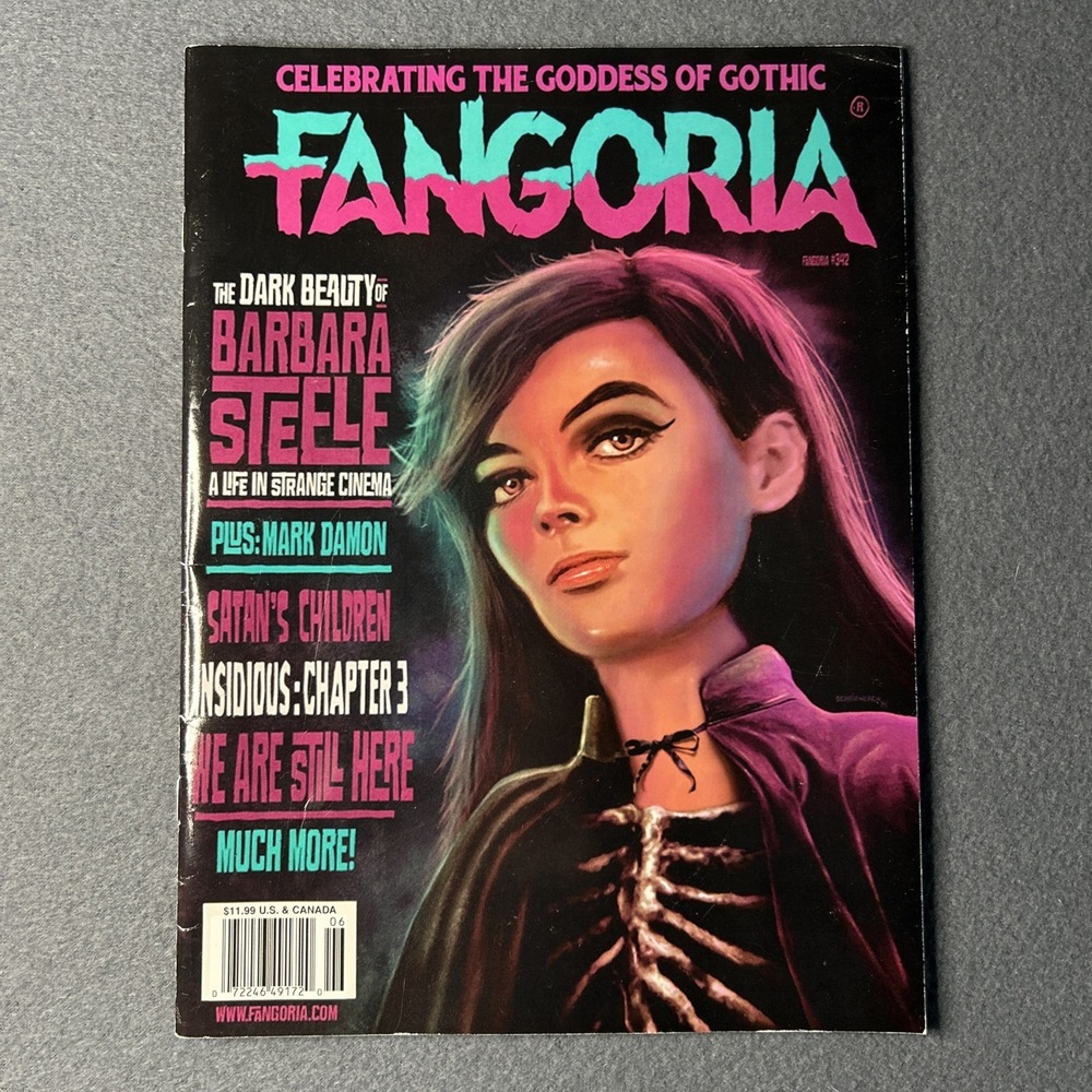 Fangoria #342 VG Barbara Steele Satan's Children Insidious 3 We Are‎ Still Here